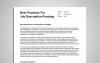 Best Practices for Job Description Postings